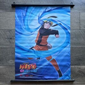 Naruto Shippuden Naruto Uzumaki Rasengan Fabric Wall Scroll GE81606 33x21 Shonen